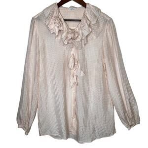 HIGH Silk Blouse Top